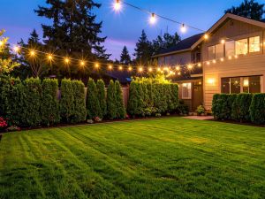 Remote Controlled Outdoor Lighting Installation
